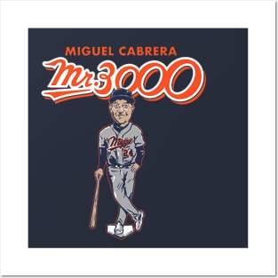 Miguel Cabrera Mr. 3000 Posters and Art